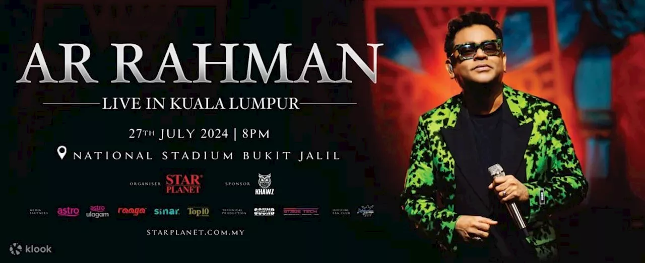 Music legend AR Rahman and his array of superstar singers and rappers all set to rock Bukit Jalil on July 27