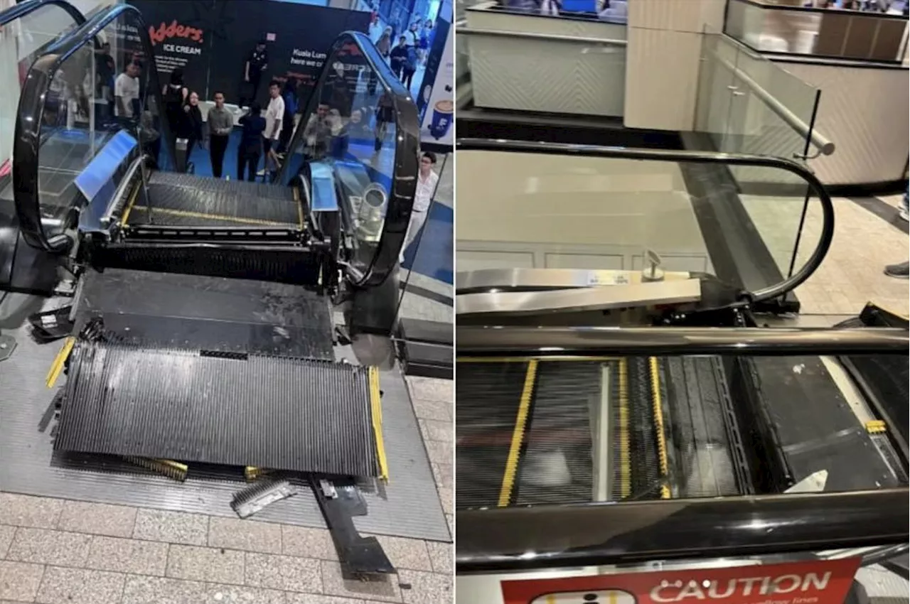 Trending: Shopper ‘escapes death’ when escalator malfunctions at KL’s Mid Valley Megamall