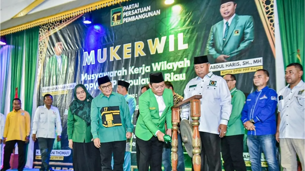 Buka Mukerwil DPW PPP Kepri, Mardiono Sebut Akan Siapkan Calon Terbaik di Pilkada 2024