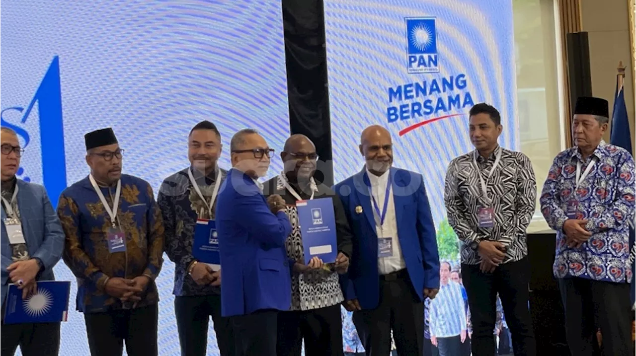 Resmi! PAN Dukung Meki Nawipa Dan Deinas Geley Di Pilgub Papua Tengah