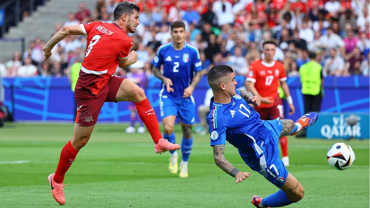 Schweiz zieht verdient ins Viertelfinale ein: Titelverteidiger Italien scheitert bei der EM