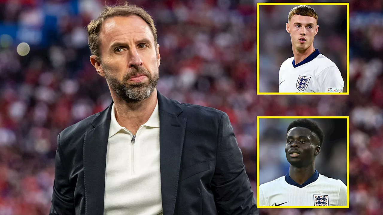 England boss Gareth Southgate explains why Bukayo Saka has started ahead of Cole Palmer at Euro 2024...