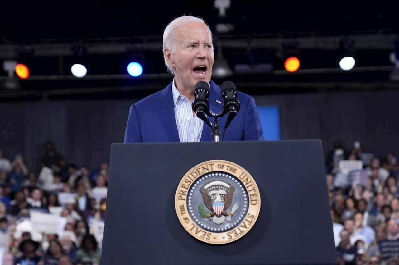 Biden seeks to repair debate damage with fiery speech