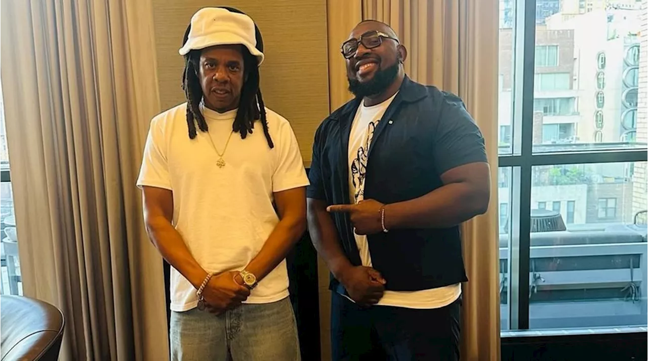 PICTURE: Springbok legend ‘Beast’ meets with Jay-Z in the USA