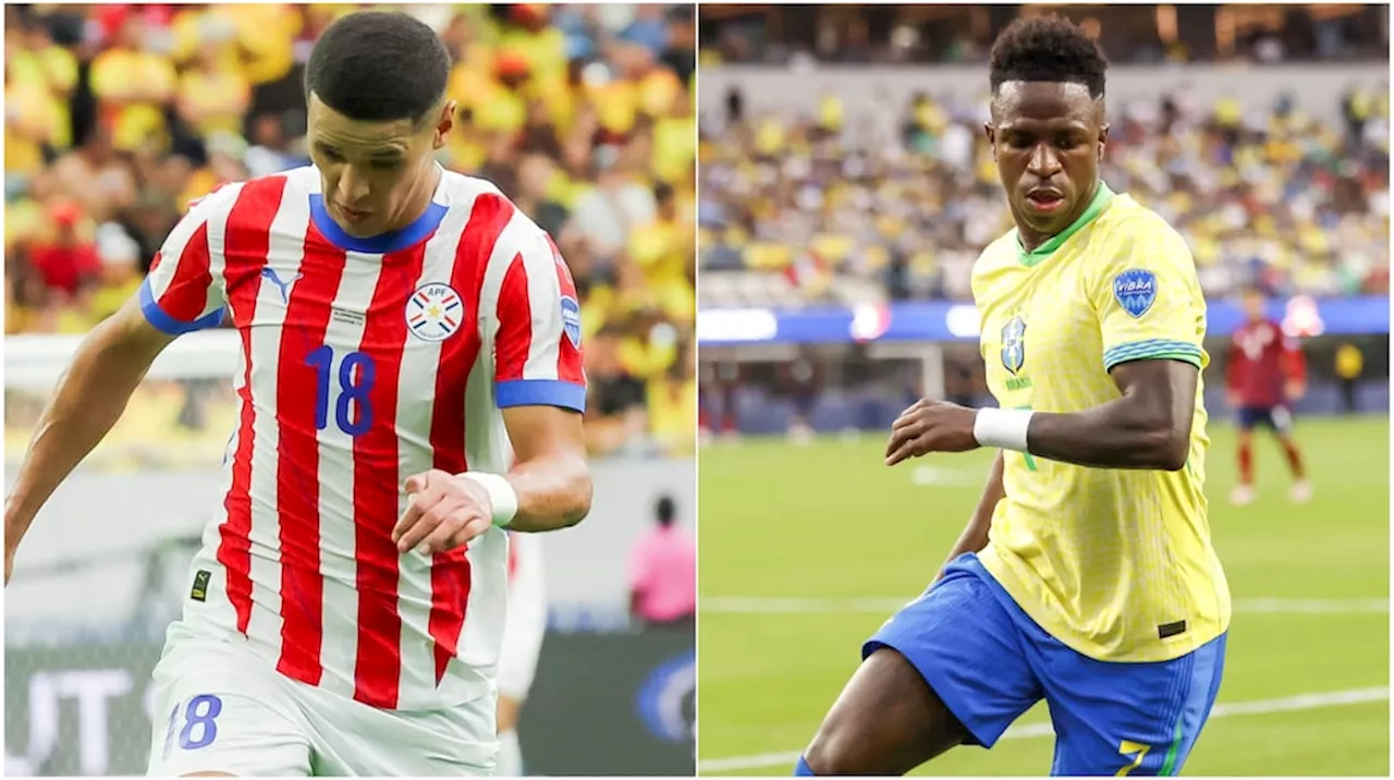 Paraguay vs, Brasil, por la Copa América 2024: hora, dónde ver y formaciones