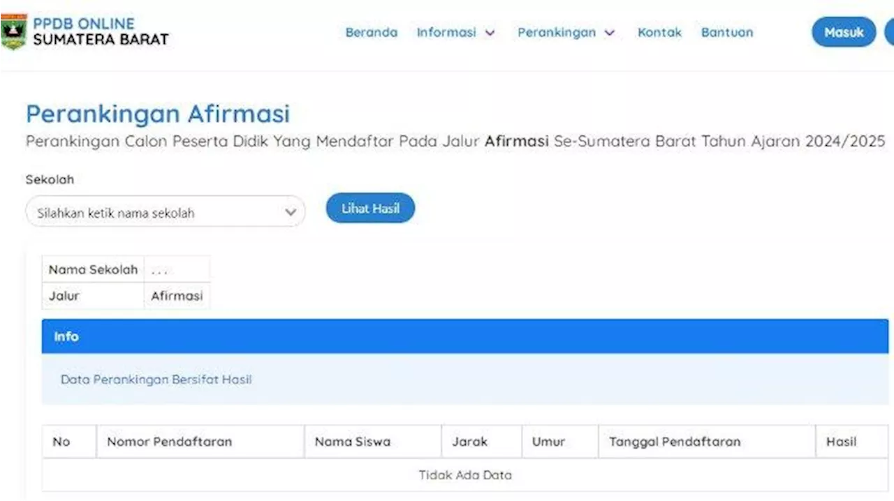 Ketentuan Daftar Ulang PPDB Sumbar 2024 Jenjang SMA/SMK Tahap 1, Dijadwalkan 29-30 Juni 2024