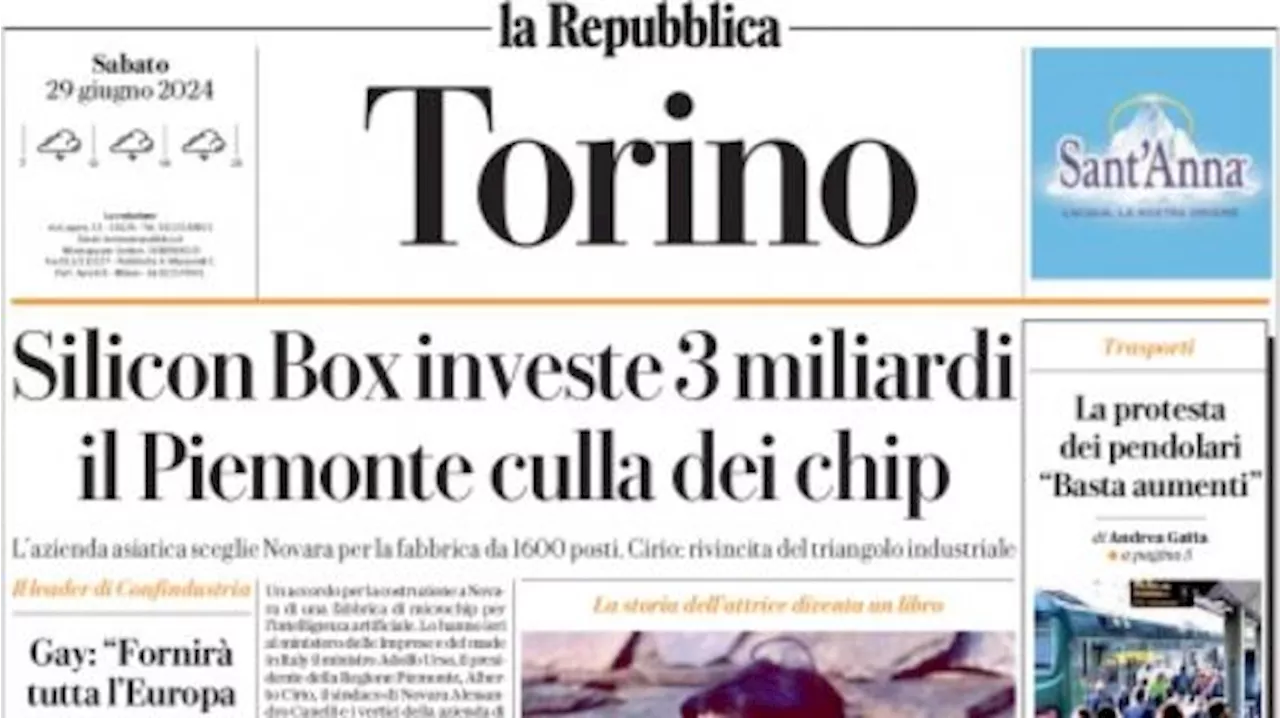 Italia-Svizzera, La Repubblica di Torino intitola: 'Buongiorno-Rodriguez, il derby dei capitani'