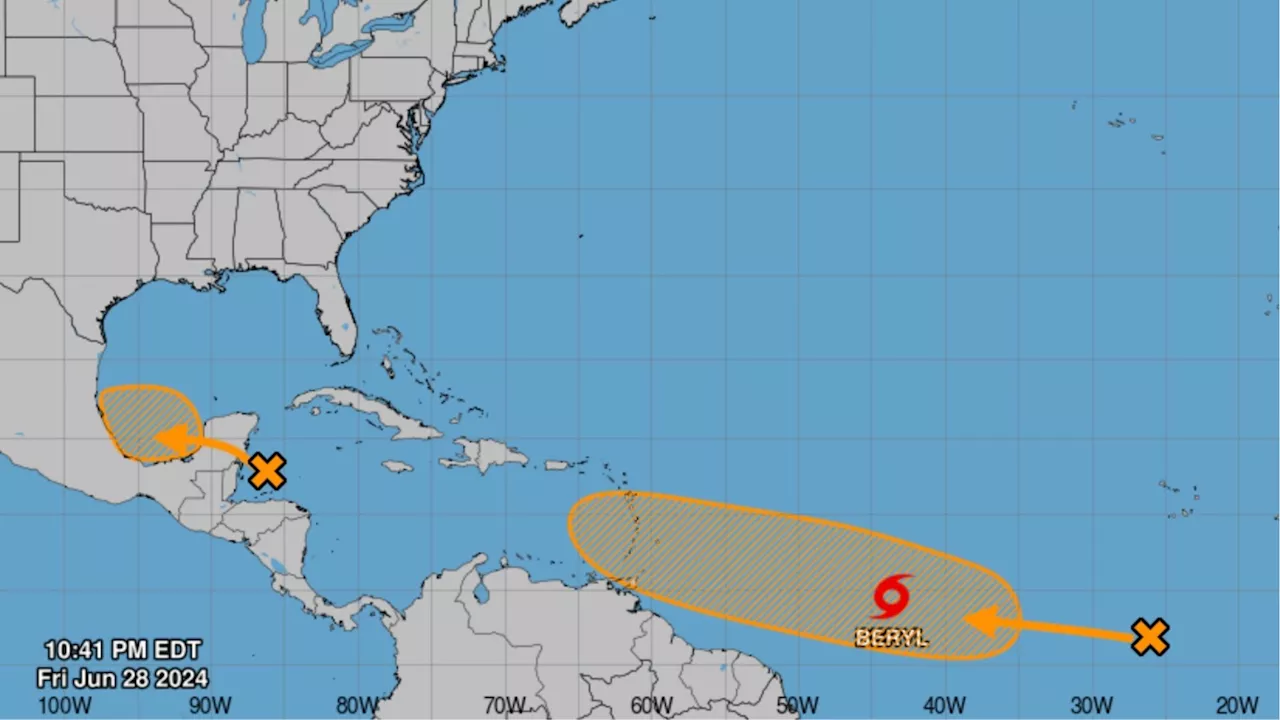 Se forma la tormenta tropical Beryl en su camino al Caribe: este es el pronóstico para Puerto Rico