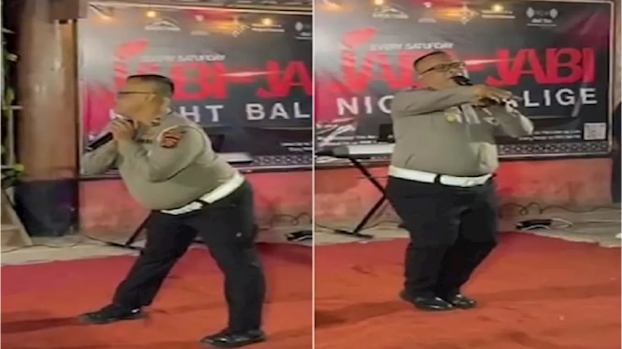 Viral Polisi Bertubuh Tambun Joget Gemulai, Gibran Beri Emoticon Muka Batu