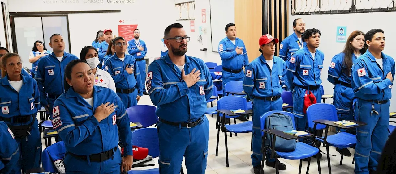 Cruz Roja capacita a 25 voluntarios para atender emergencias por cambio climático