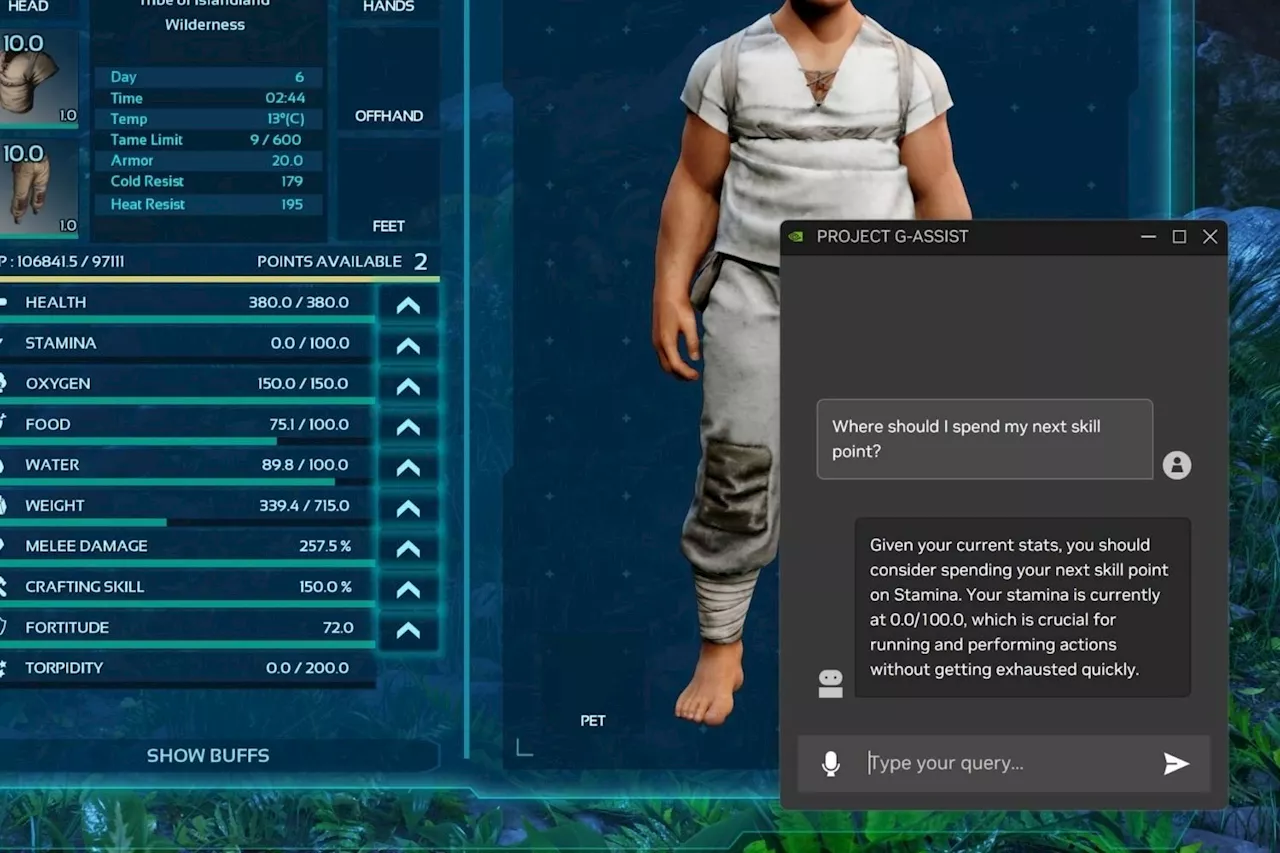 G-Assist : Nvidia dévoile un assistant gaming pour vous débloquer dans les jeux