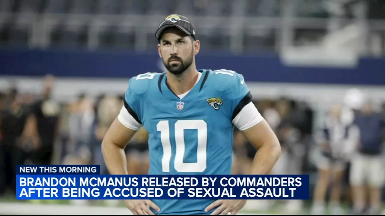 Montco football star Brandon McManus released Washington Commanders amid sexual assault lawsuit