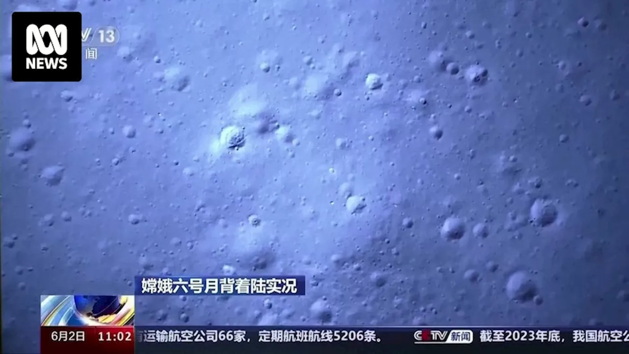 Footage shows China's Chang'e-6 spacecraft landing on far side of the Moon