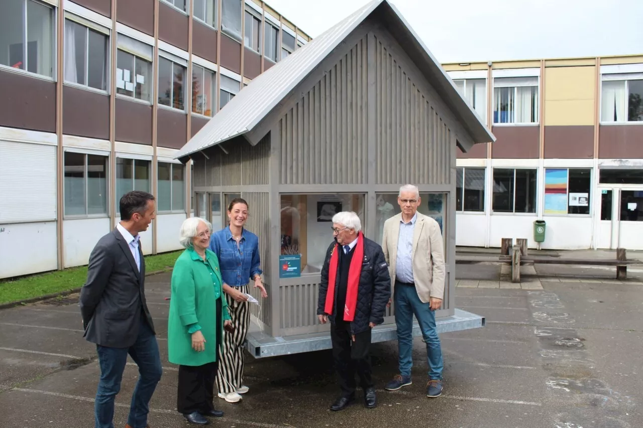 Une galerie d'exposition qui roulera entre le collège de Flixecourt et les écoles