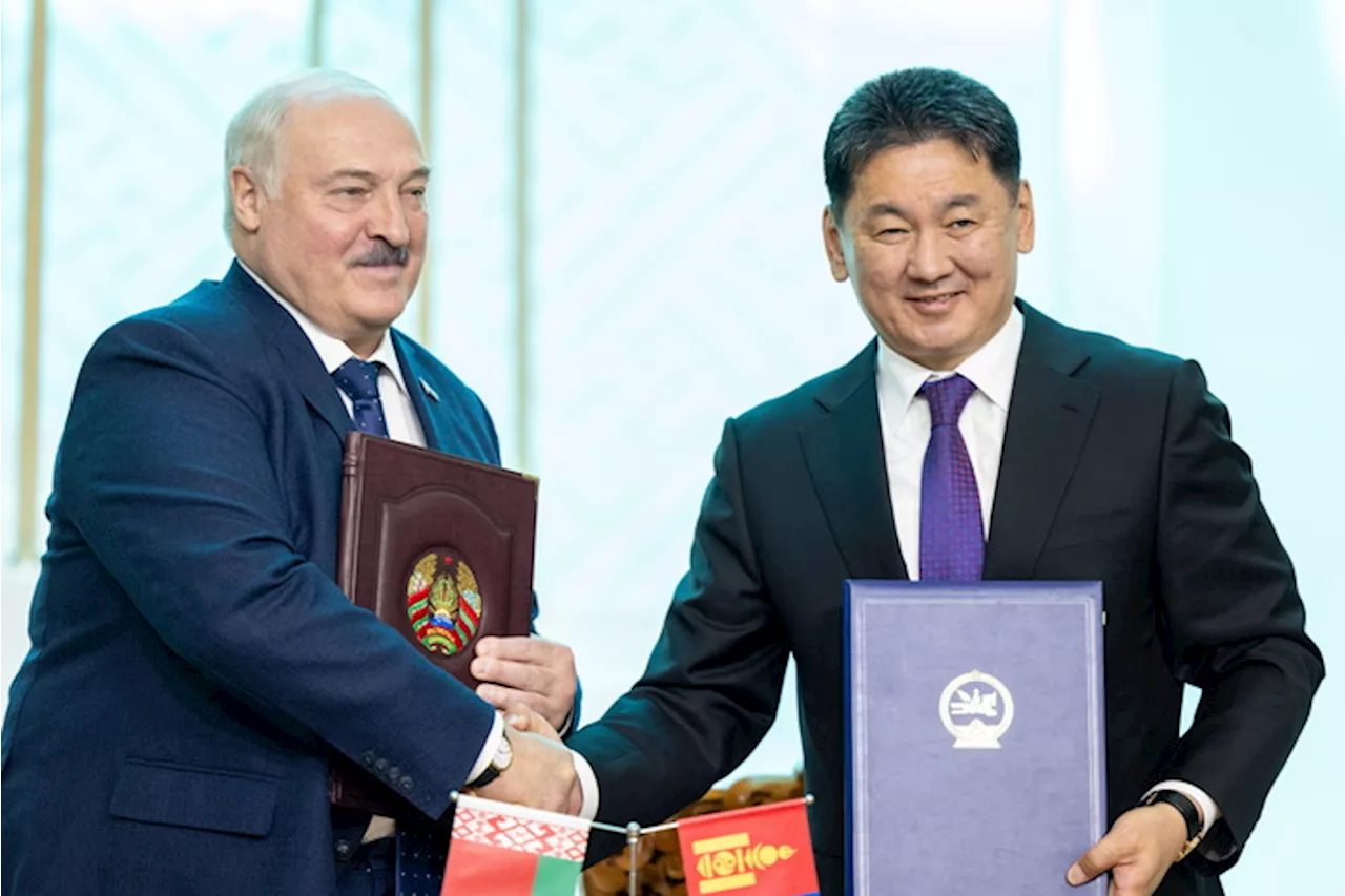 Il presidente bielorusso, Lukashenko visita la Mongolia