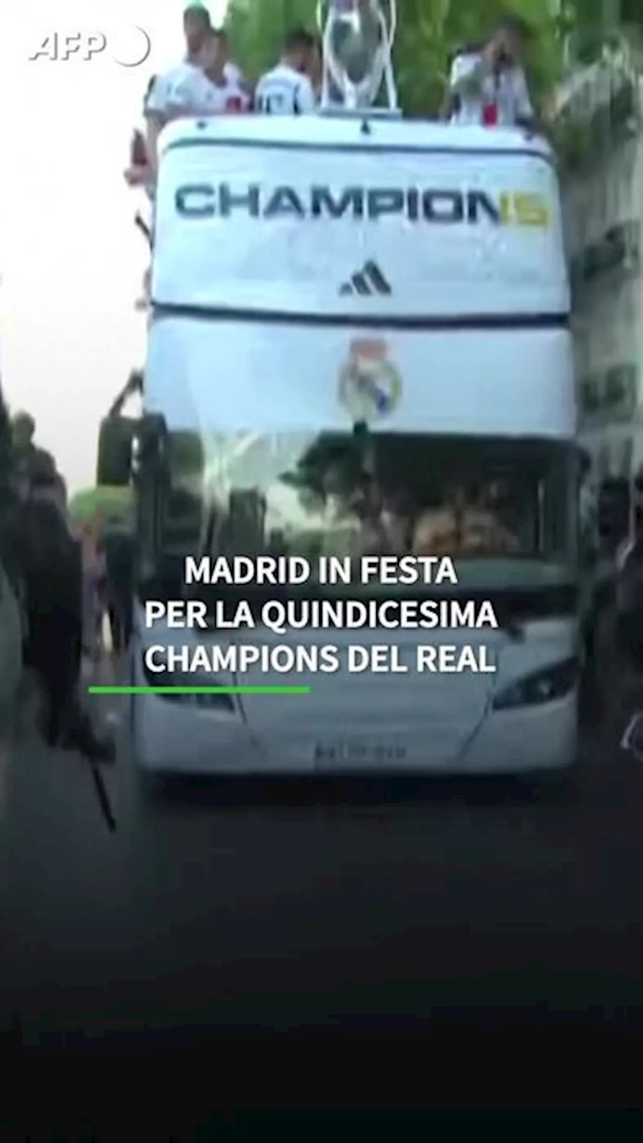 Madrid in festa per la quindicesima Champions del Real