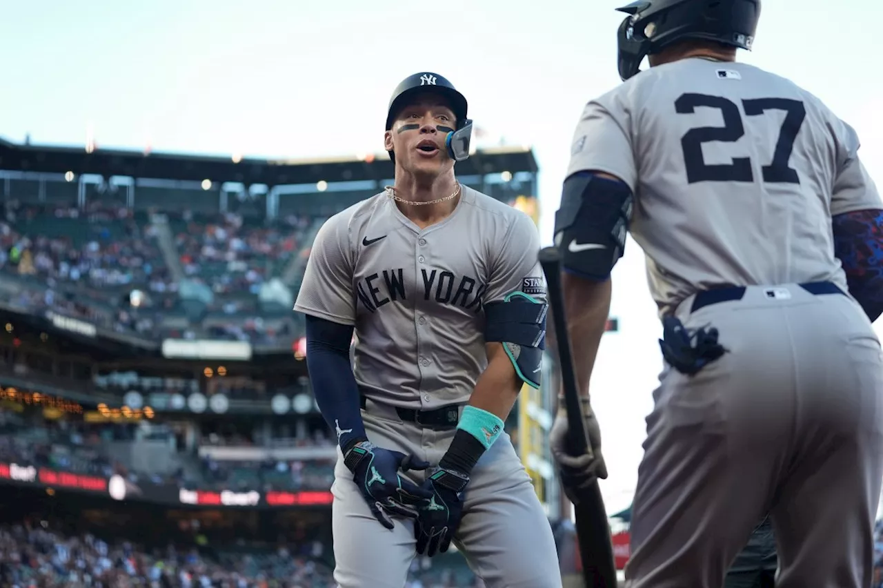 Yankees' Aaron Judge, Luis Gil sweep May AL awards