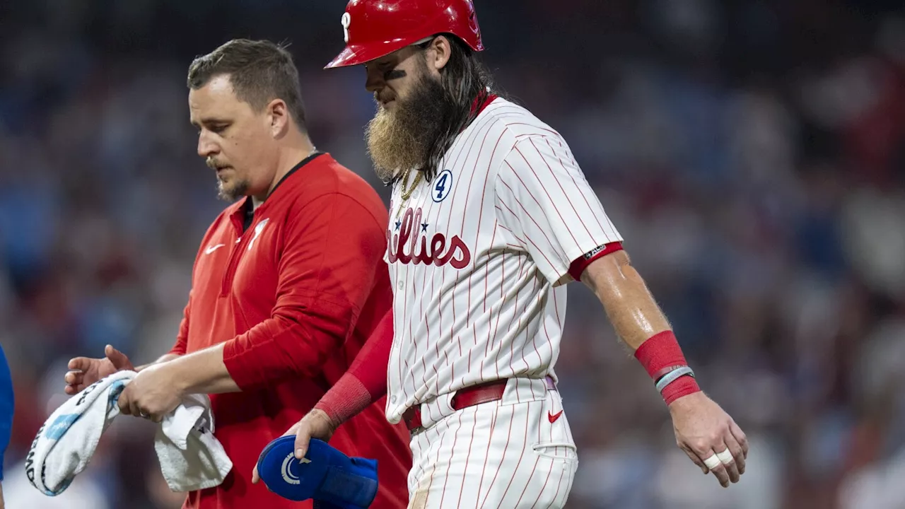 Phillies place OF Brandon Marsh on injured list with right hamstring strain