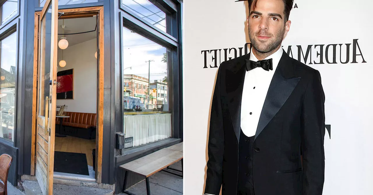 Toronto restaurant calls Zachary Quinto 'entitled child' claiming he made staff cry