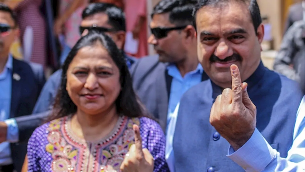 Adani Stocks Jump $20 Billion on Signs of Landslide Win for Modi