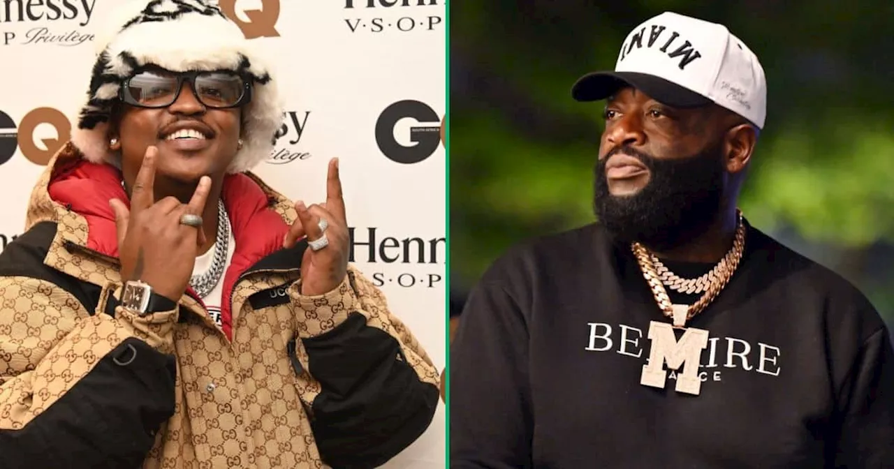 Focalistic Meets Top Rapper Rick Ross in Atlanta, Mzansi Happy for Him: “We Want a Collaboration”