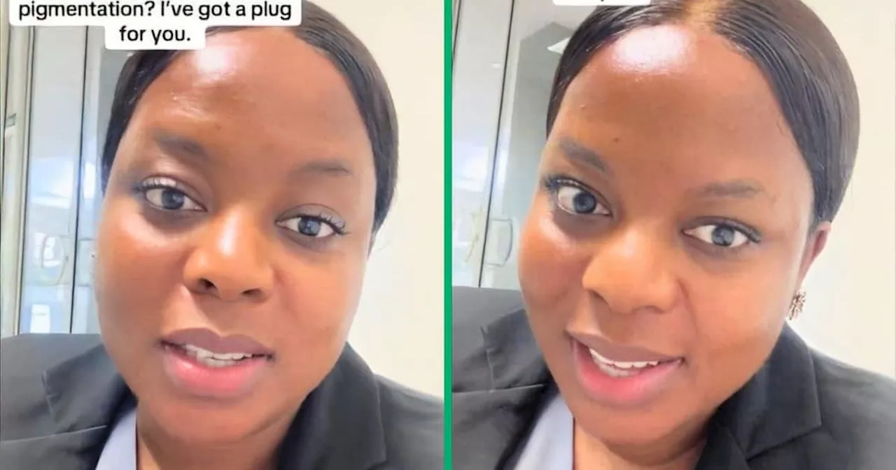 “It Has Amazing Ingredients”: Skin Specialist Plugs Mzansi With 2 Products for Pigmentation