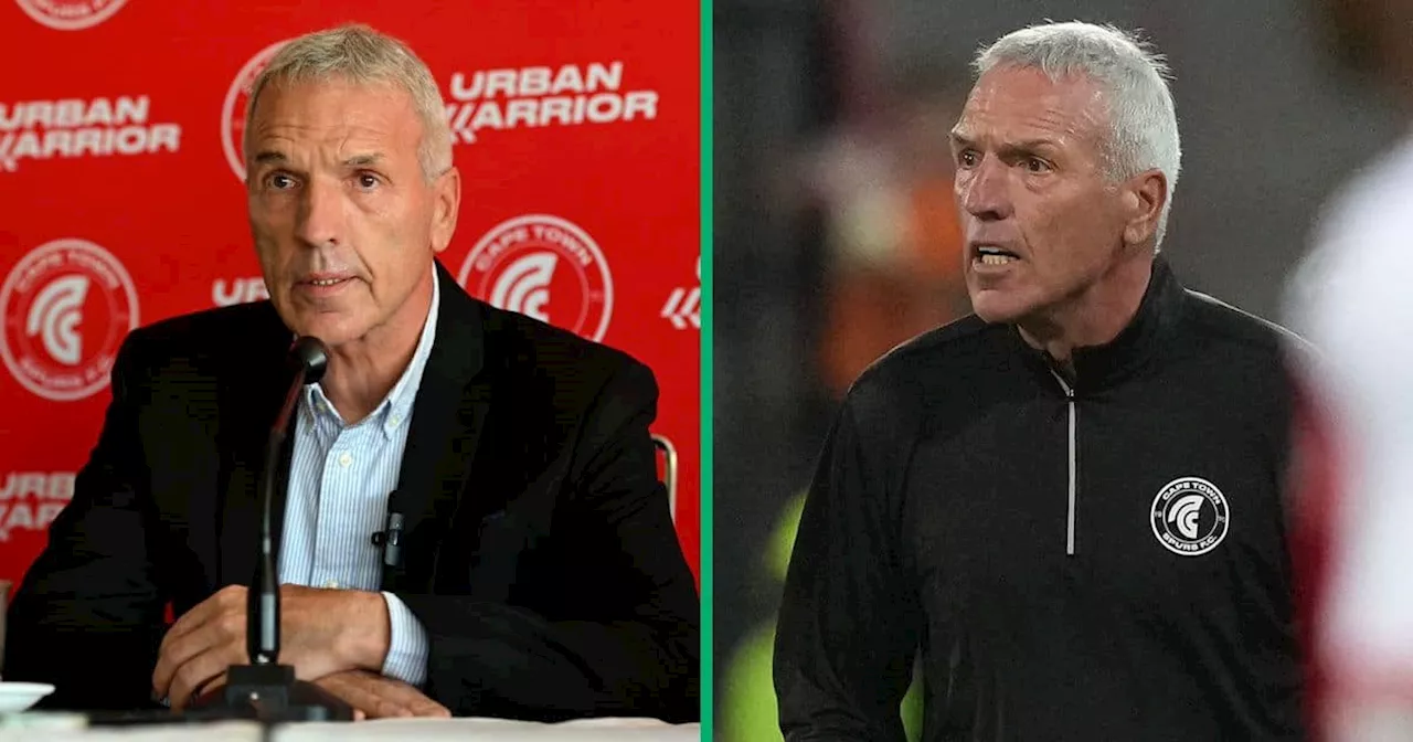 Veteran Coach Ernst Middendorp Is Looking for a New Job After Leaving Relegated Cape Town Spurs