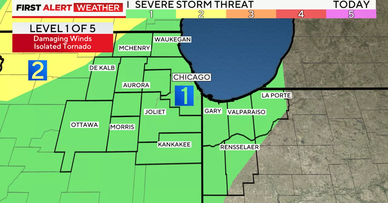 Severe storms Monday afternoon, night in Chicago