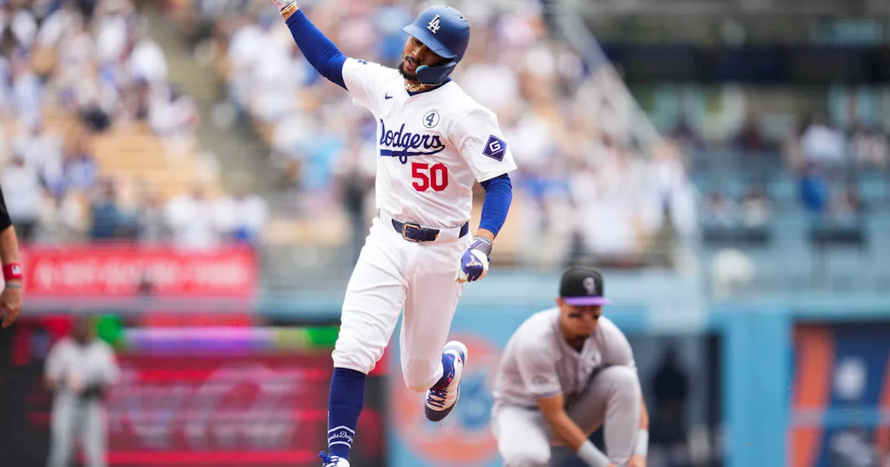 Betts and Freeman homer in first as Dodgers cruise to 4-0 win over Rockies