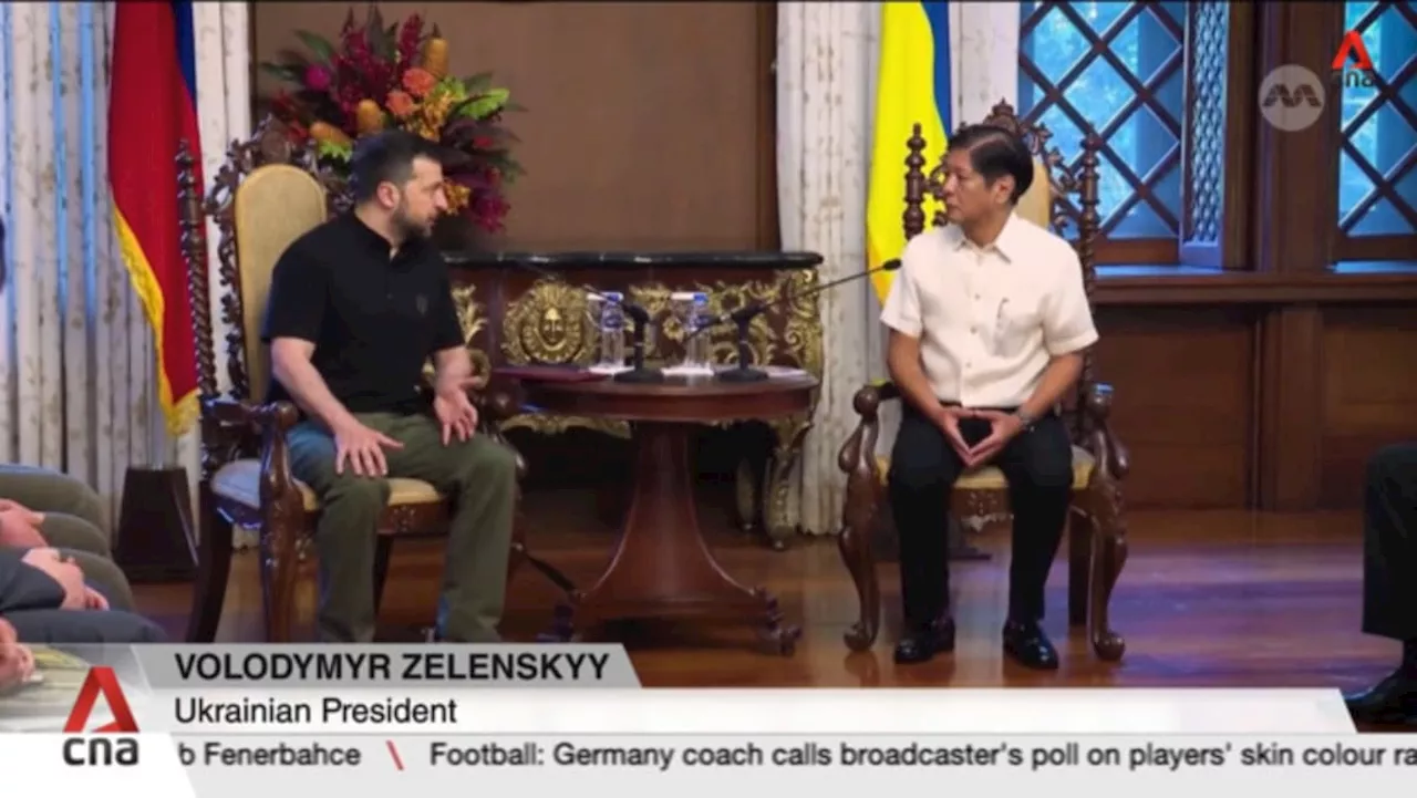 Ukraine's Zelenskyy and Philippines' Marcos hold first in-person meeting in Manila