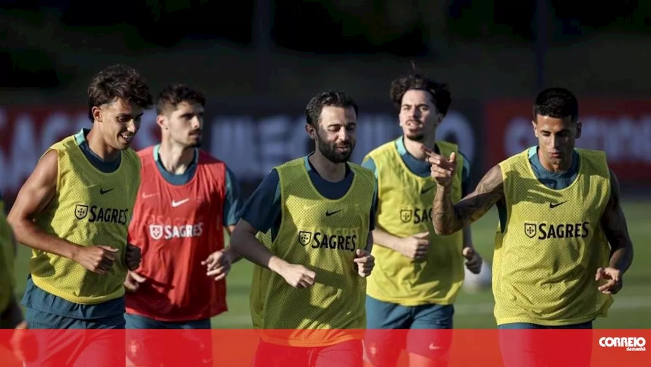 Portugal faz último treino antes do particular com a Finlândia para preparação do Euro2024