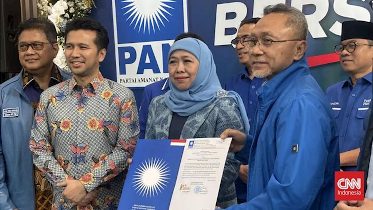 PAN Resmi Dukung Khofifah-Emil Dardak di Pilkada Jatim 2024