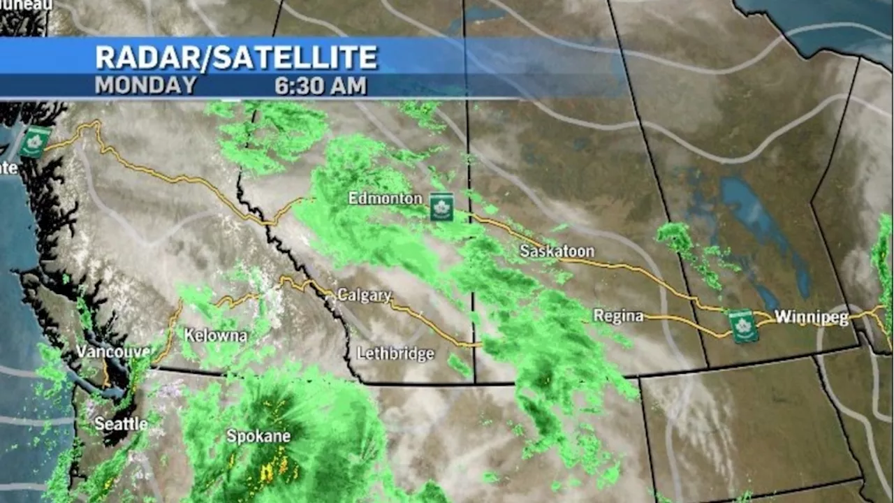 Showers, thunderstorms, strong wind and funnel clouds possible in Calgary Monday