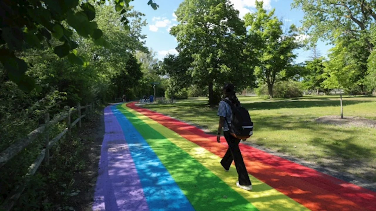 Toronto is now home to the world's longest rainbow road