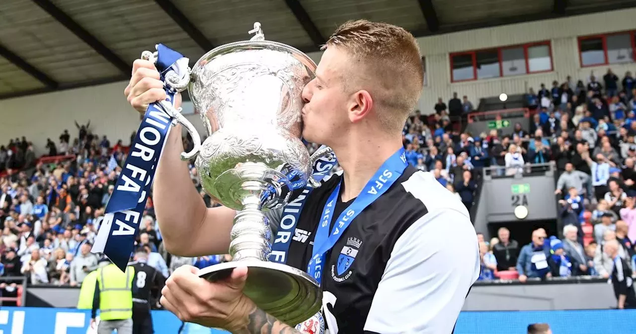 Darvel skipper 'bursting with pride' as club win first Scottish Junior Cup title