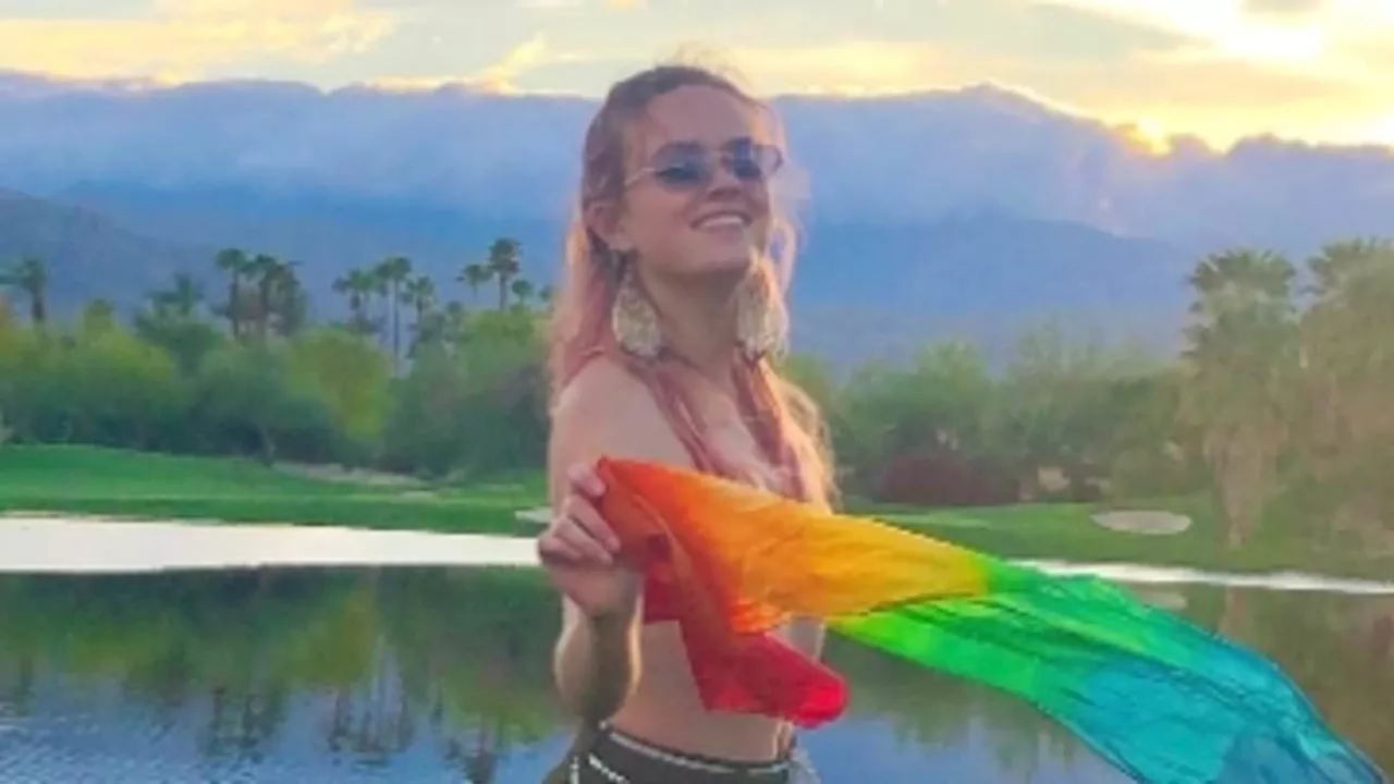 Reese Witherspoon's daughter Ava Phillippe waves rainbow flag as she kicks off Pride Month