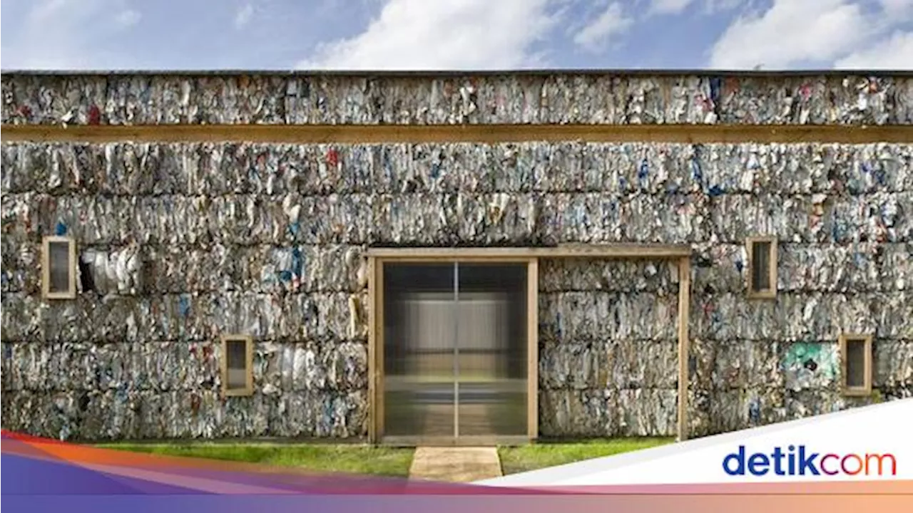 Deretan Sampah dan Barang Unik yang Pernah Dibuat Material Rumah