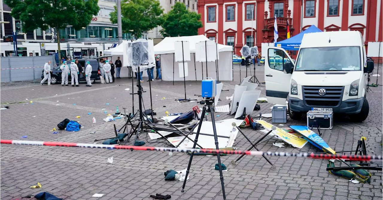 Messerattacke in Mannheim: Schwer verletzter Polizist gestorben