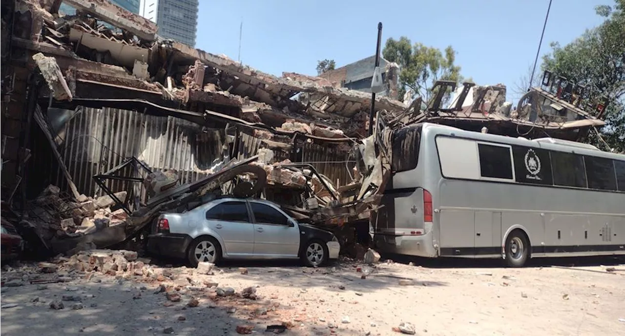 Se reporta derrumbe del edificio “El Patio” ubicado en alcaldía Cuauhtémoc