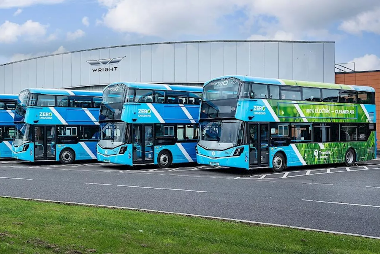 Translink erhält von Wrightbus die ersten von hundert Elektrobussen
