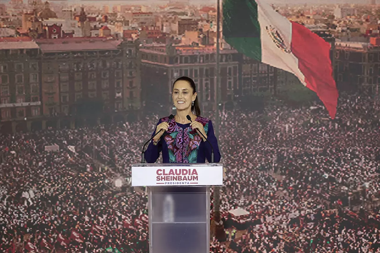 Claudia Sheinbaum se convierte en la primera presidenta de México