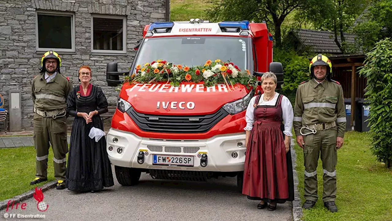 Ktn: 145-Jahr-Feier mit LF-A Segnung bei der Feuerwehr Eisentratten