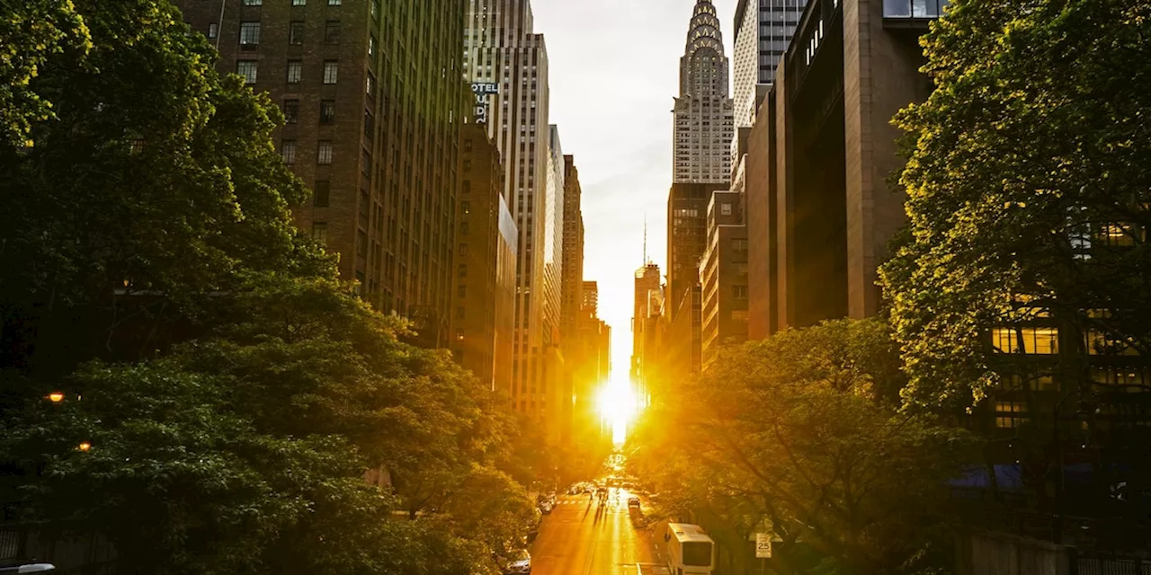 New York: Das steckt hinter dem beliebten Phänomen „Manhattanhenge“