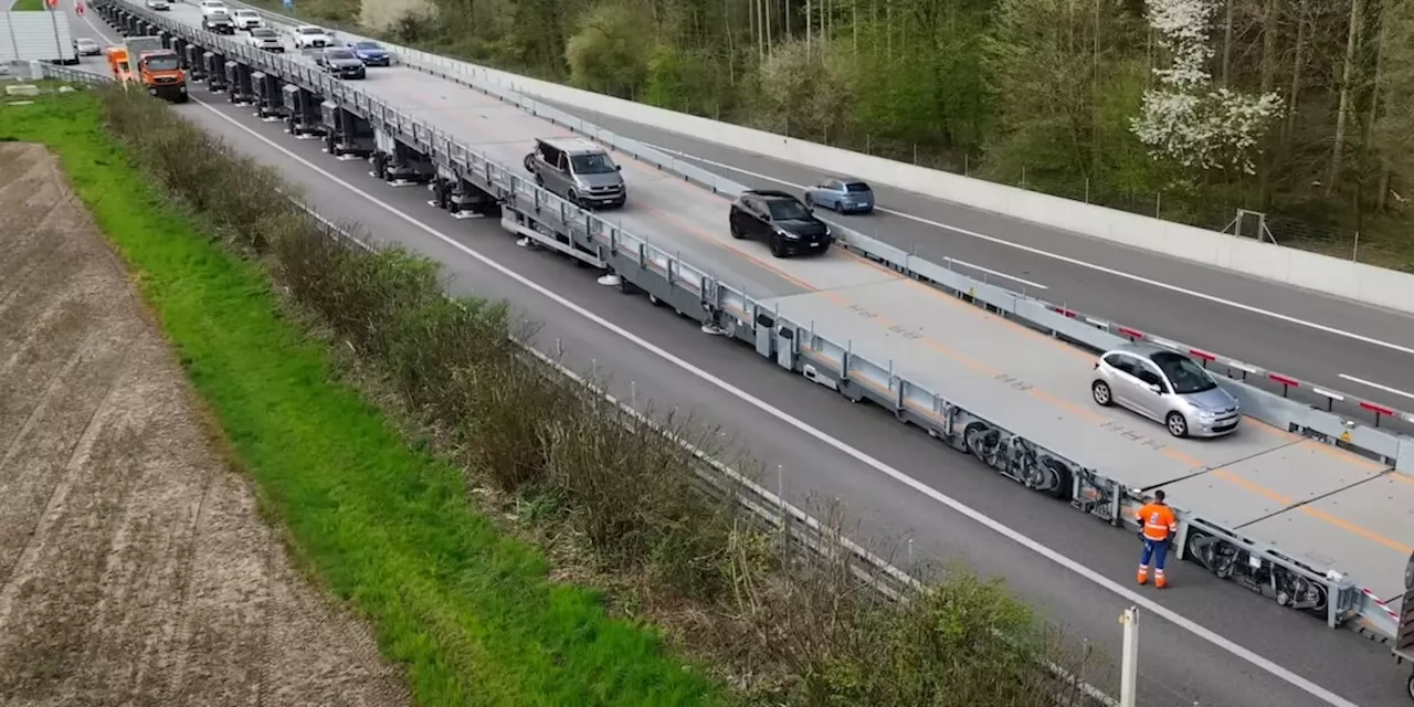 Schweiz zeigt geniale Lösung für Baustellen auf der Autobahn