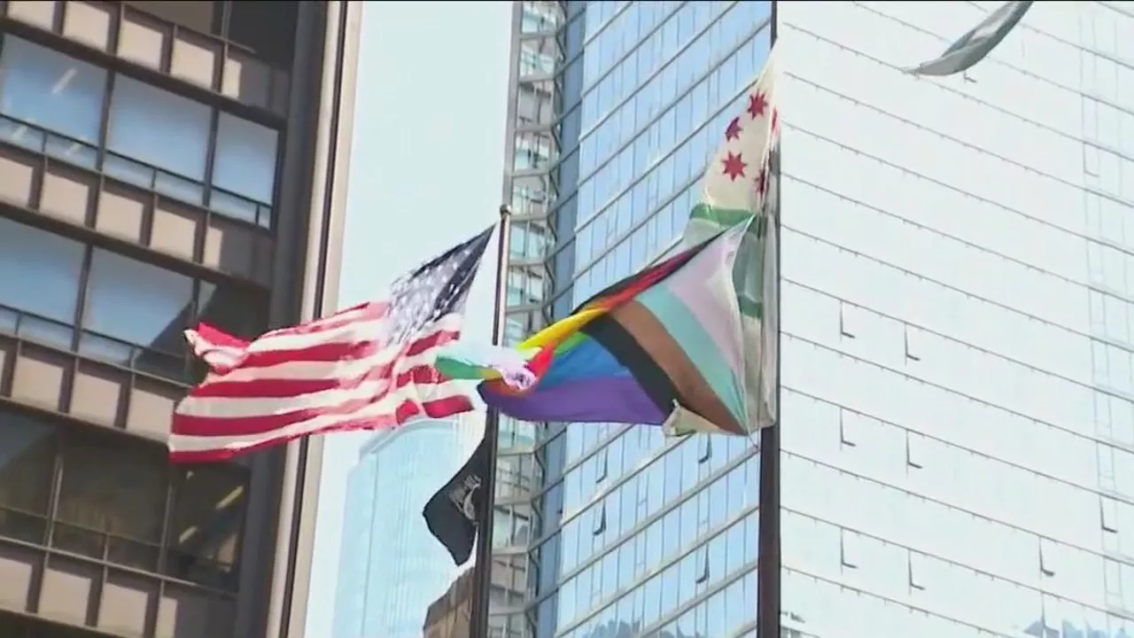 Chicago leaders celebrate start of Pride Month with flag raising