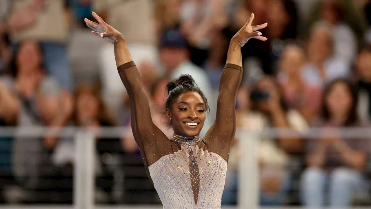 Simone Biles continues Olympic prep by cruising to her 9th U.S. Championships title