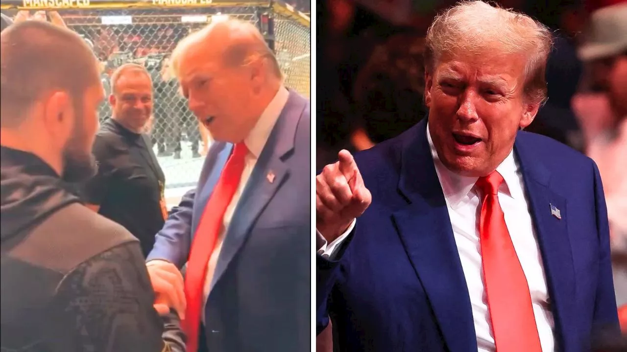 Trump’s extraordinary promise to UFC superstar overheard in viral clip