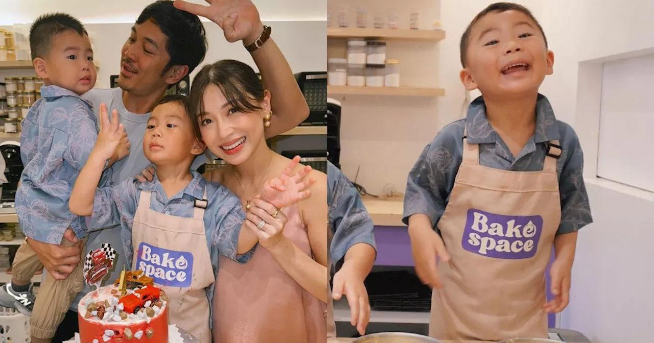 Kryz Uy, Slater Young's son Scottie marks 4th birthday with baking party