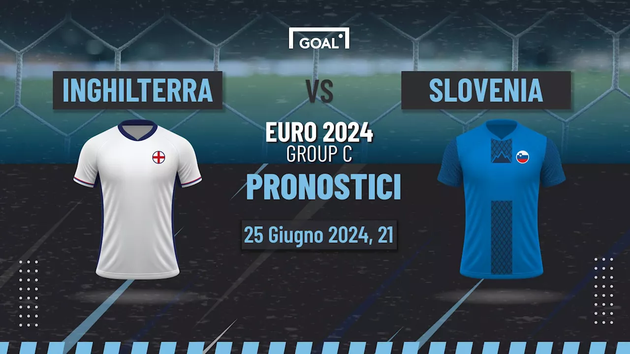 Quote e pronostici Inghilterra - Slovenia: dettagli dell'incontro degli Europei 2024