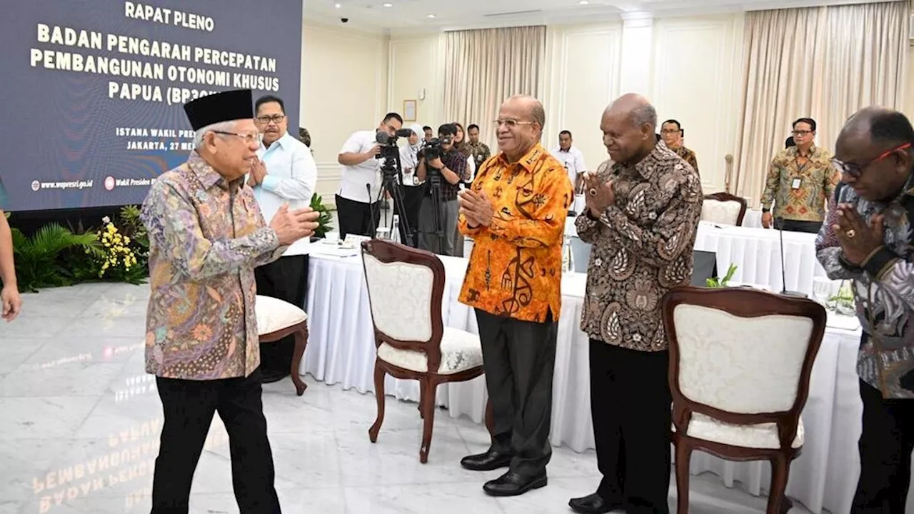 Melawat ke DOB Papua, Wapres Amin Pastikan Percepatan Pembangunan Berdampak pada OAP